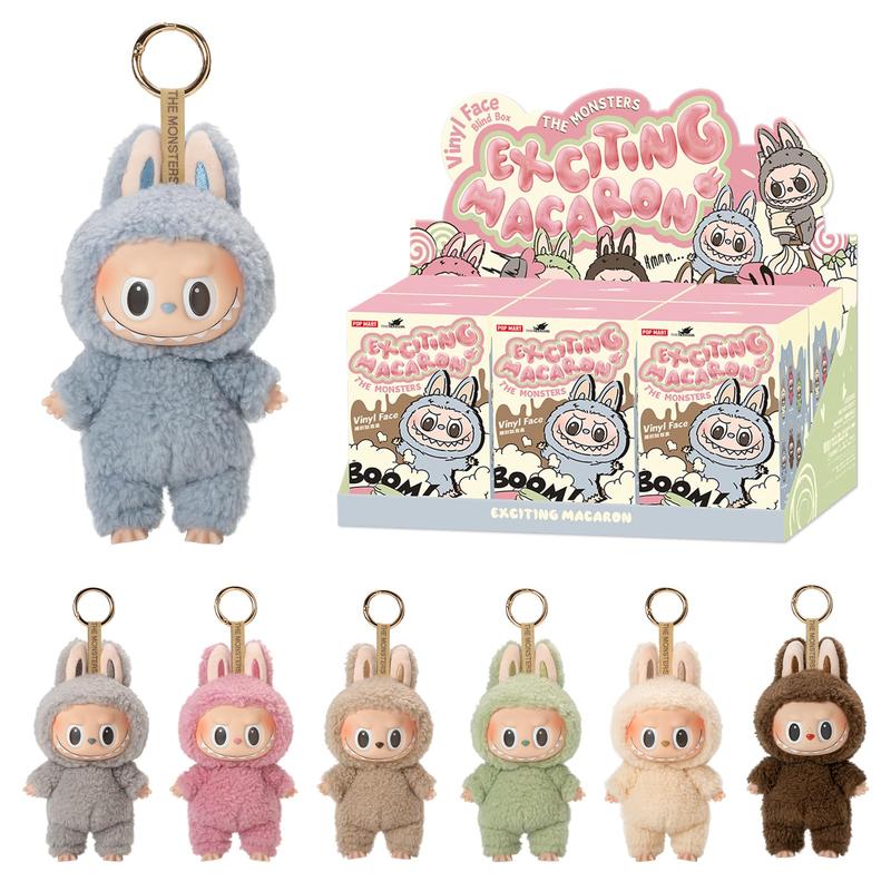 Pop Mart Labubu The Monsters Exciting Macaron Vinyl Plush Pendant Single Blind Box
